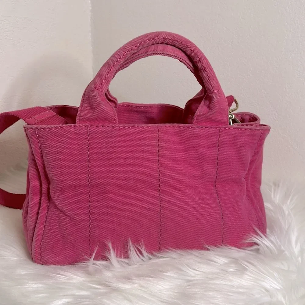 💯Authentic Prada Canapa Two Way - Small sized 🍀 - Picture 8 of 17